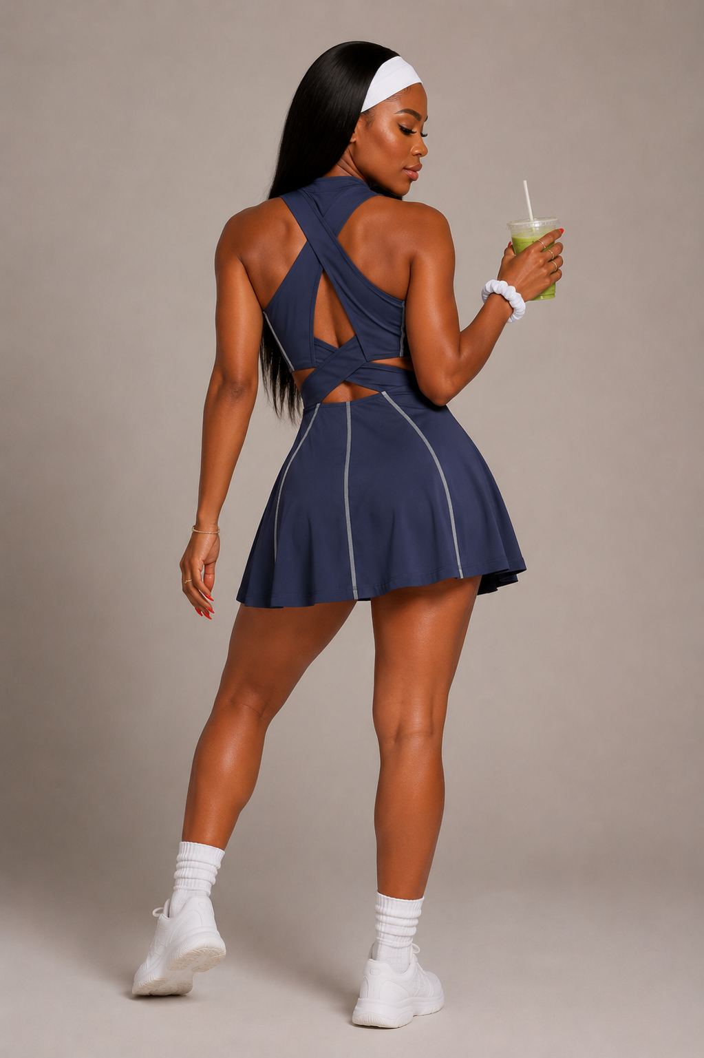 Emi Midnight Court Dress